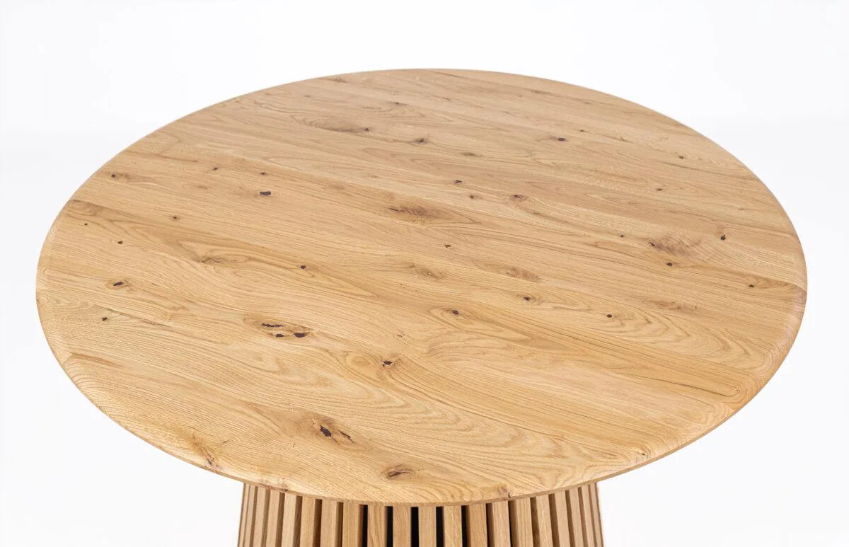 Стіл Крокус, малюнок деревини на стільниці з масиву дуба